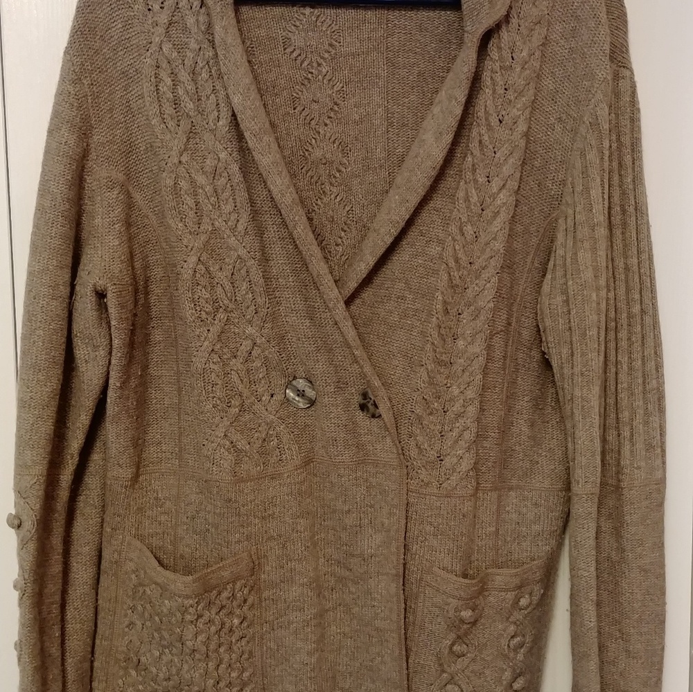 J Jill cashmere wool blend cardigan